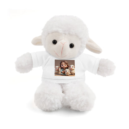 Peluches de Animales con camisa de Jesús y las ovejas