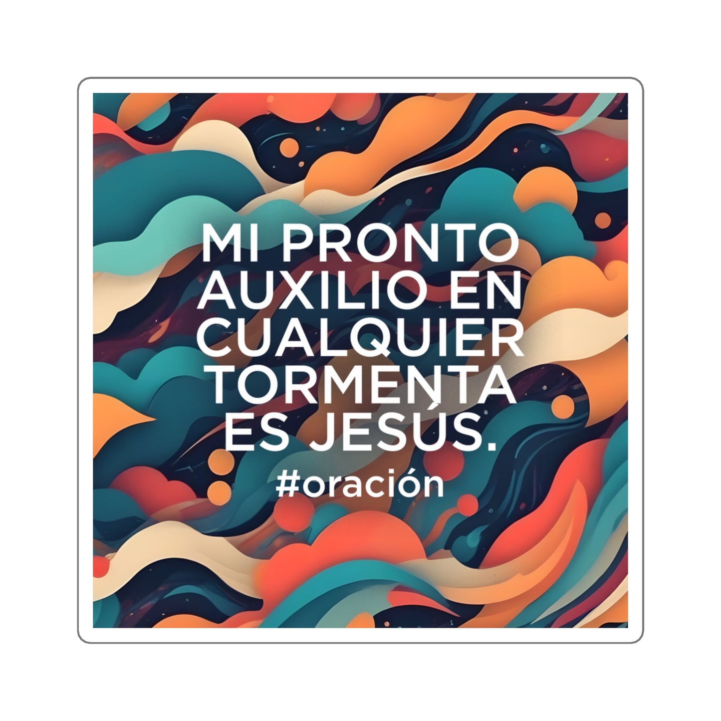 Sticker "Mi pronto auxilio es Jesús."