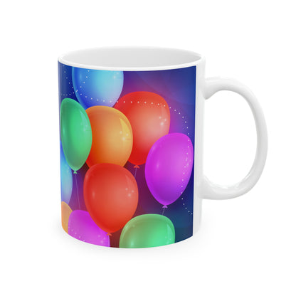 Taza de Feliz Cumpleaños en Cerámica (11oz, 15oz)